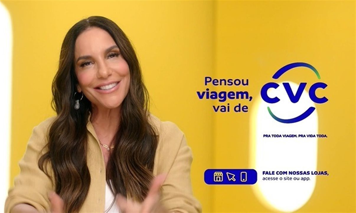 Ivete Sangalo estrela a campanha da CVC