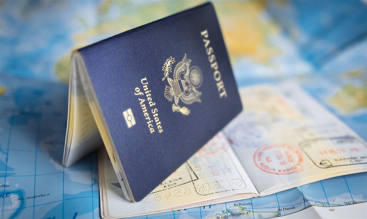 Brasil é o terceiro país que mais recebeu vistos dos EUA em 2023