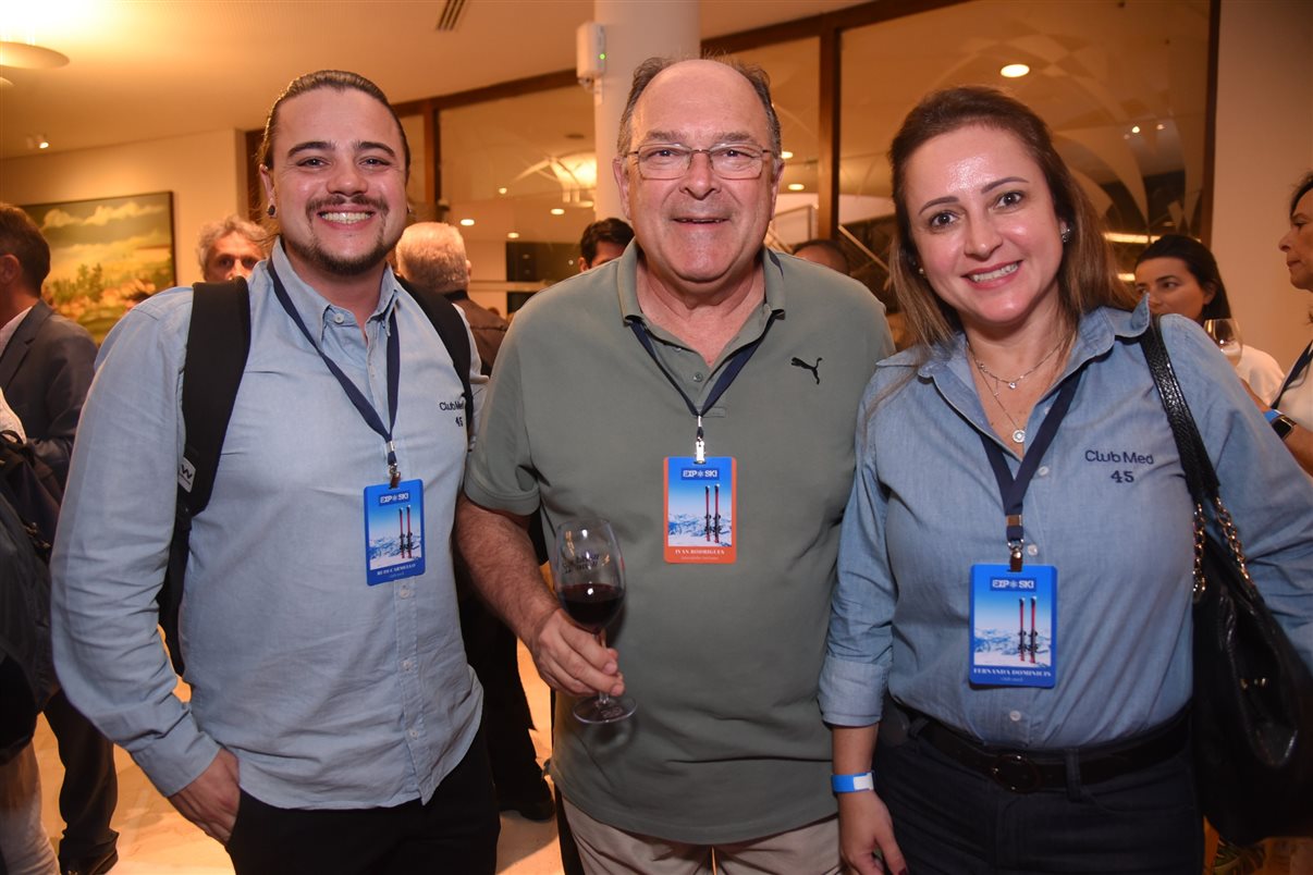 Eduardo Gaz de TTWGroup y Andrea Doria de SkiBrasil durante un taller