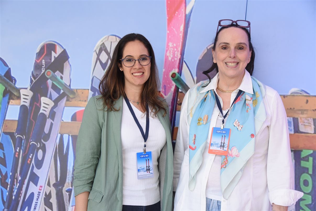 Renê Amorim de PANROTAS y Adriana Boischio de Expo Ski