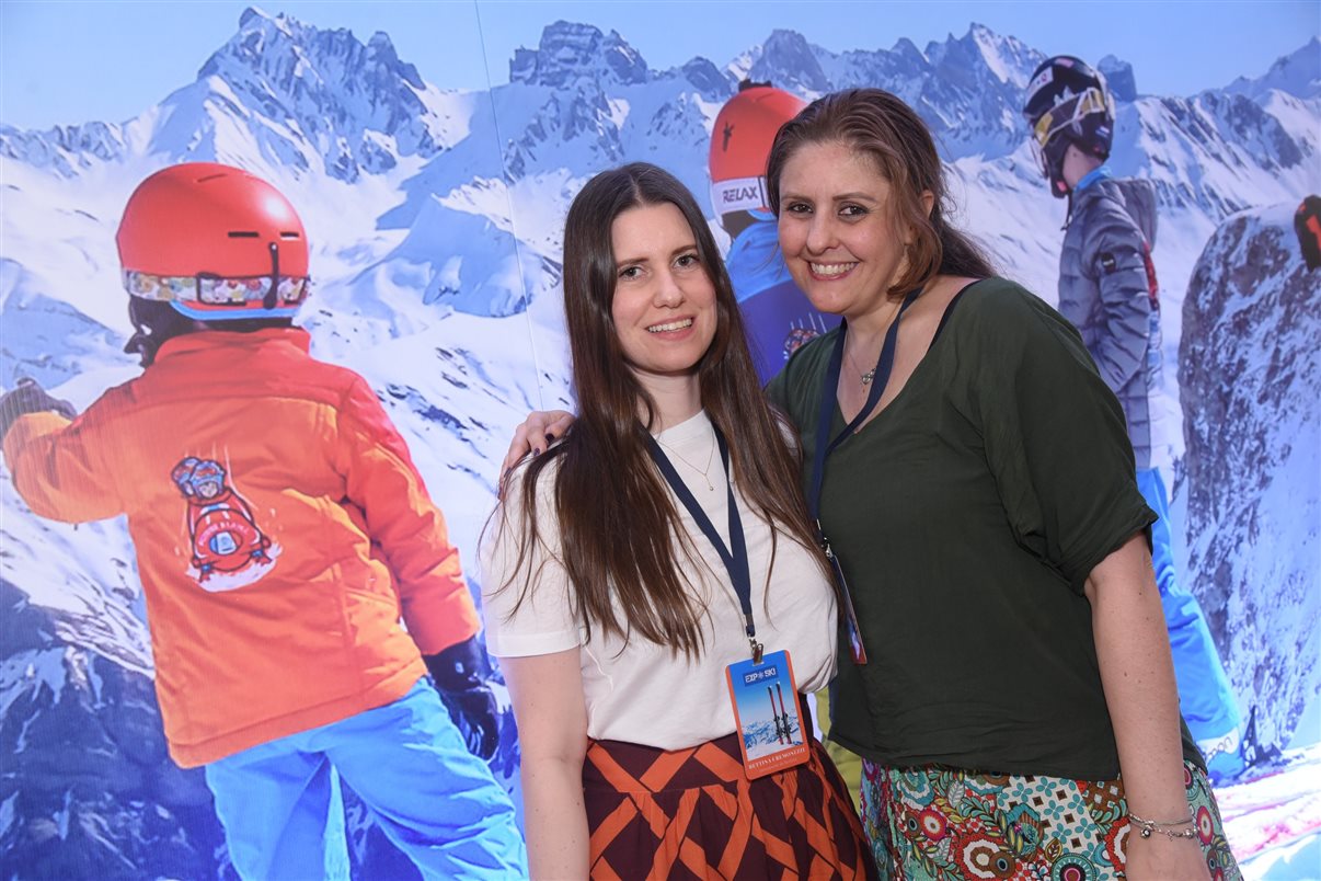 Renê Amorim de PANROTAS y Adriana Boischio de Expo Ski