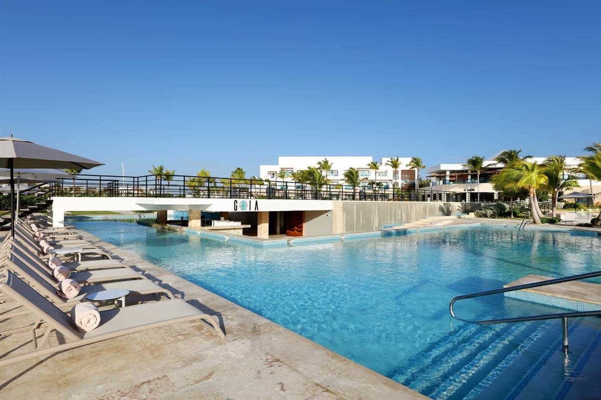 Uma das piscinas do TRS Cap Cana Hotel, do Grupo Palladium