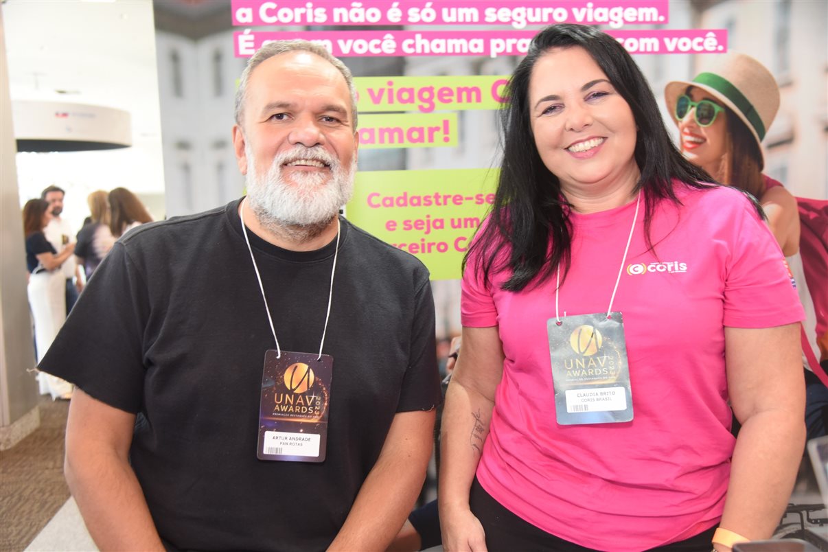 Adriano Pereira, da Unav, e Artur Andrade, da PANROTAS