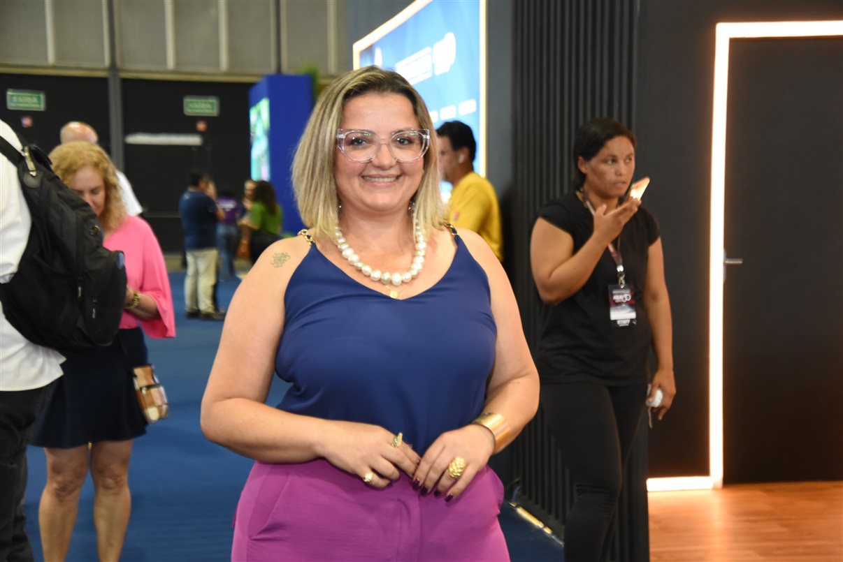 Janaina Araujo, presidente da Lékè, na 50ª Abav Expo