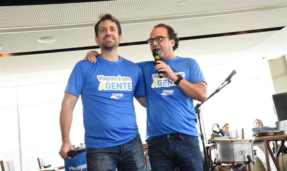 Bruno Heleno, diretor geral da Trend, e Fábio Godinho, CEO da CVC Corp