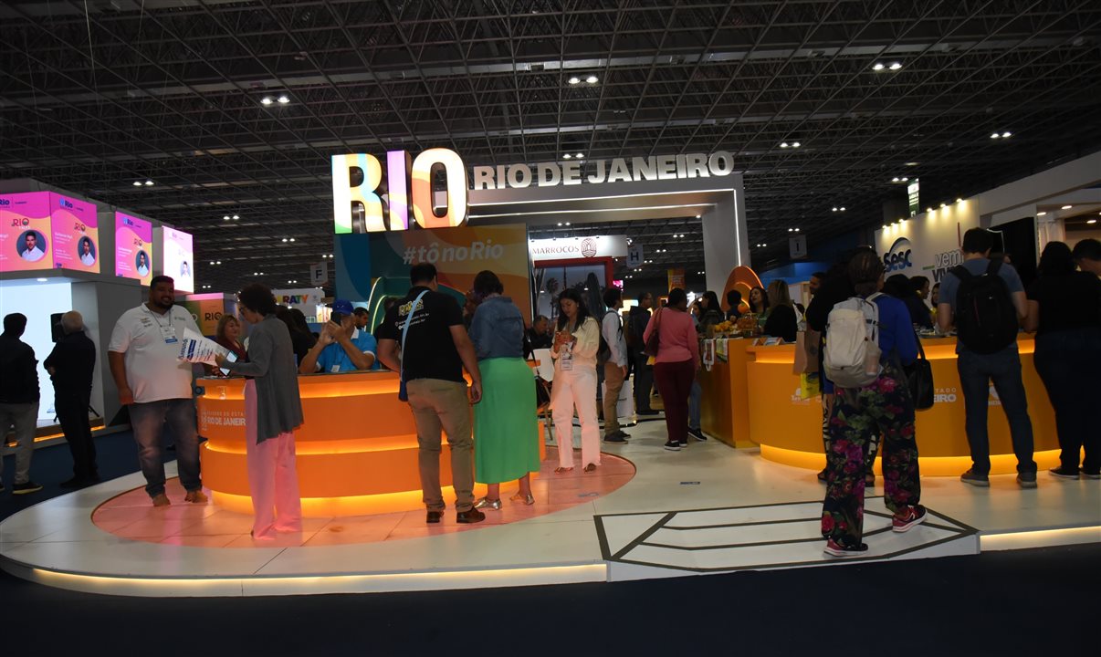 Estande do Rio de Janeiro na Abav Expo