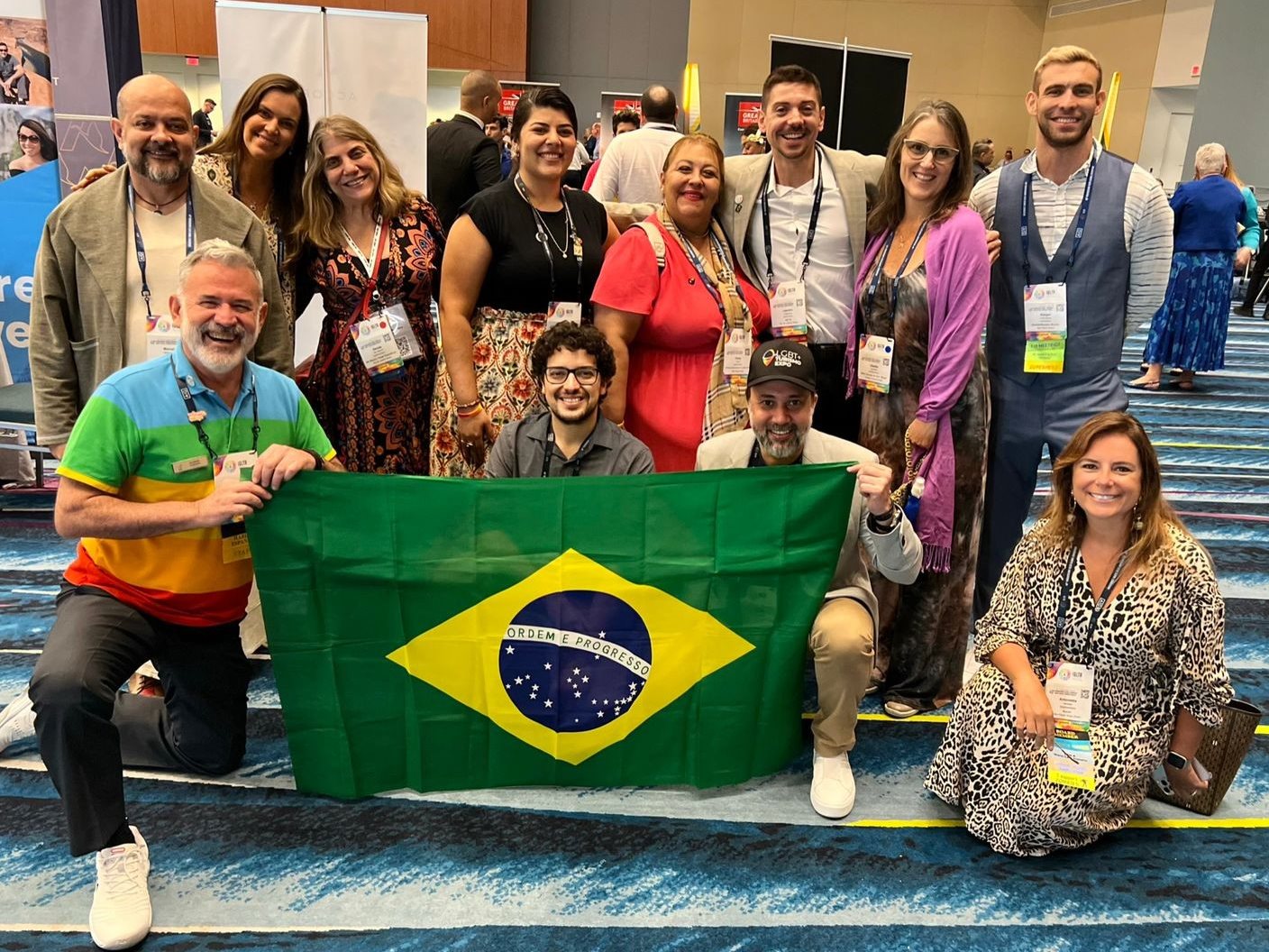 Delegação brasileira na Convenção da IGLTA