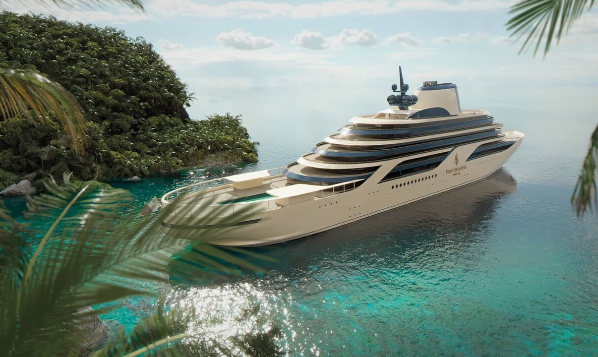 Primeiro Four Seasons Yacht conta com 95 suítes com design personalizado
