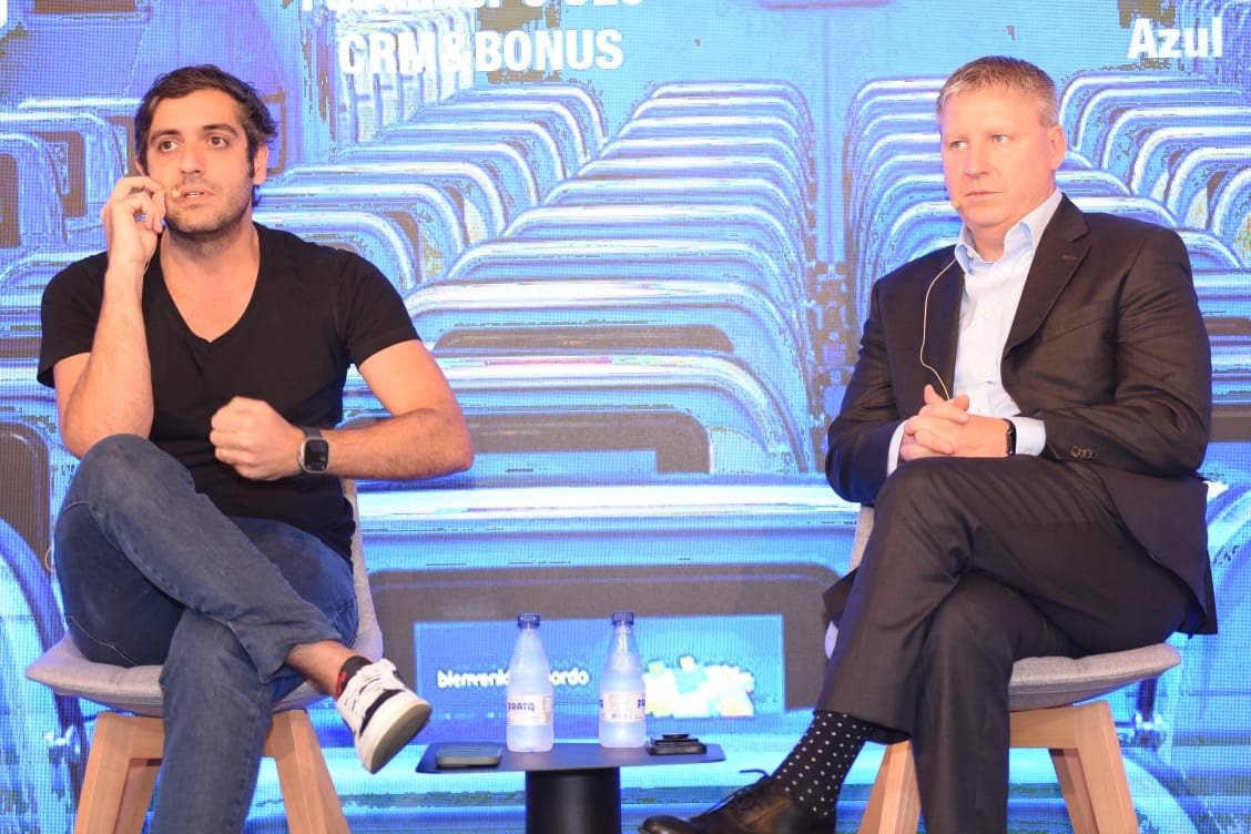 Alexandre Zolko, CEO da CRM&BONUS, e John Rodgerson, CEO da Azul