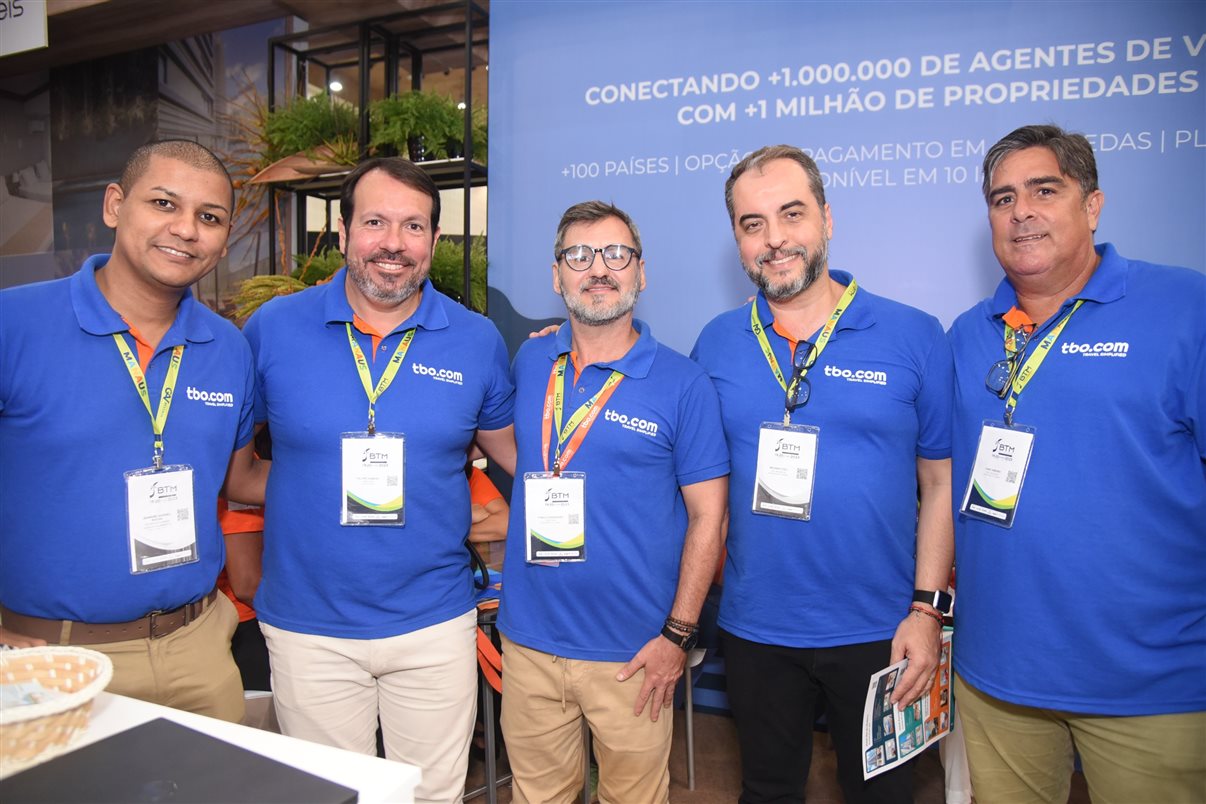 Jeandre Guerra Rocha, Felype Cabral, Pablo Fernandez, Brunno Poli e Fabio Ribeiro, da TBO.COM