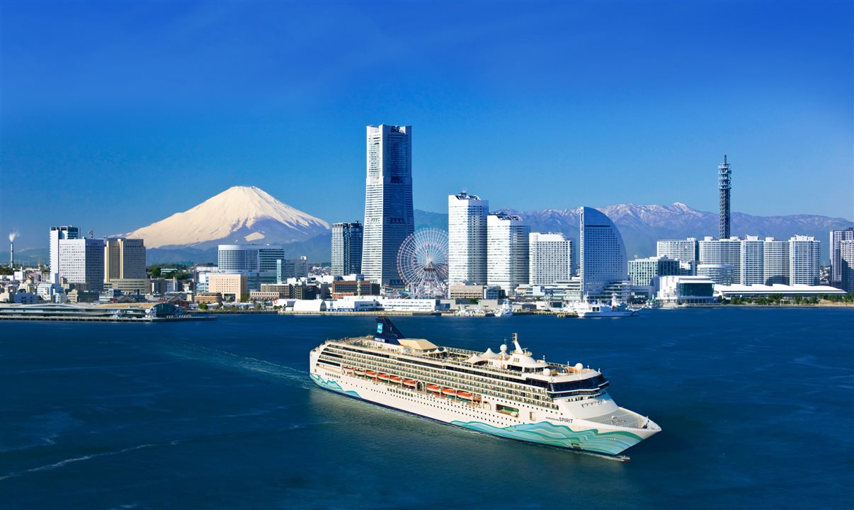 Norwegian Jewel inicia temporada de seis meses com itinerários na Ásia saindo de Tóquio
