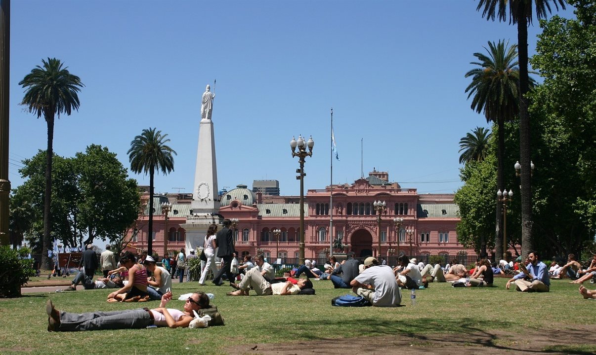 Casa Rosada, na capital Buenos Aires, é um dos principais pontos turísticos da Argentina