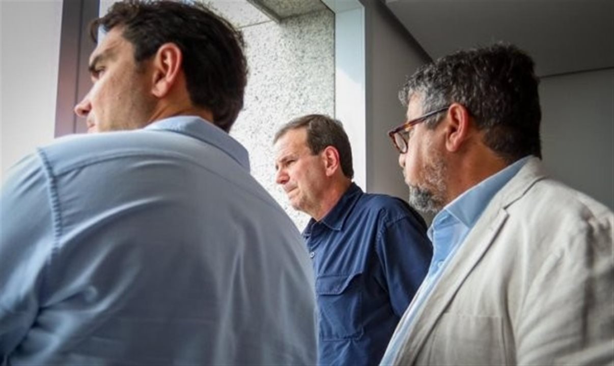 Sabino, Paes e Quaquá, em visita técnica ao futuro escritório da OMT no Rio de Janeiro