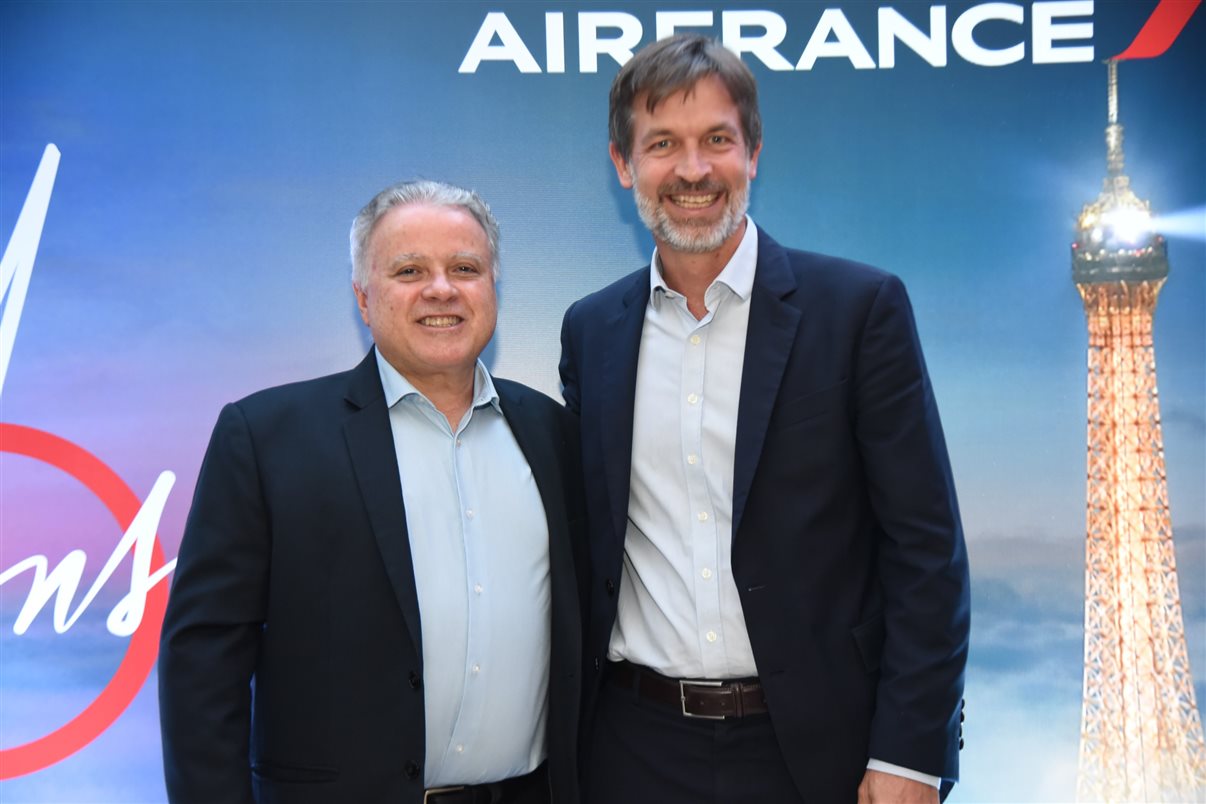 Carlos Prado, da Tour House, e Manuel Flahault, da Air France