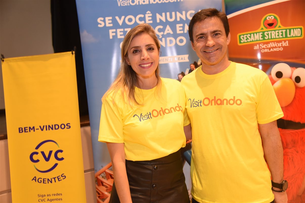 Paula Rorato e Rogério Mendes, da CVC