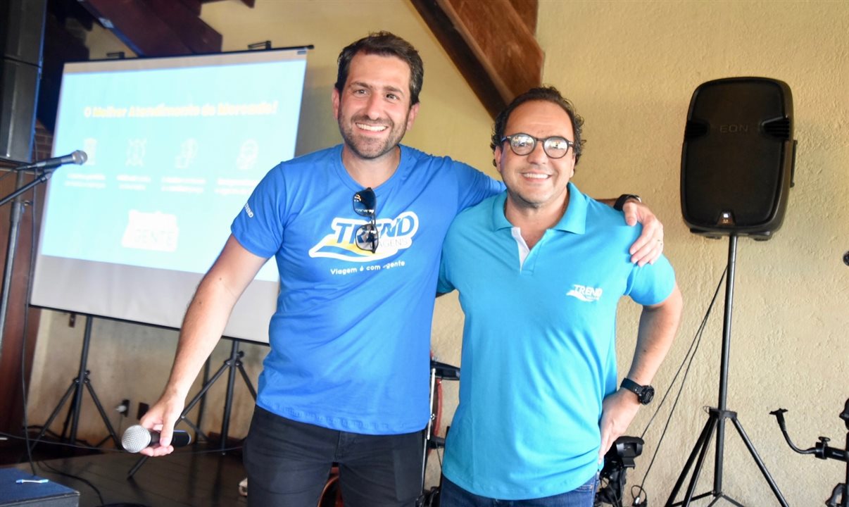 Bruno Heleno, diretor diretor geral da Trend, e Fabio Godinho, CEO da CVC Corp