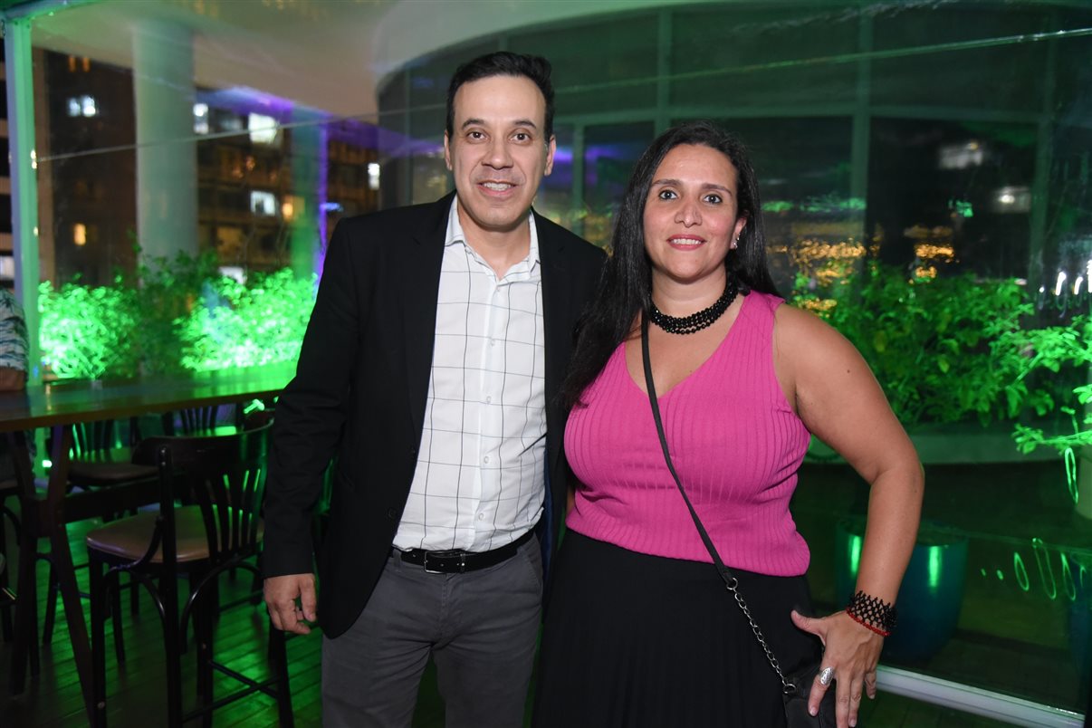 João Pin, do Lufthansa Group, Thiago Batello, da Kontik, Annette Taeuber, do Lufthansa Group, e Eduardo Vasconcellos, da Kontik
