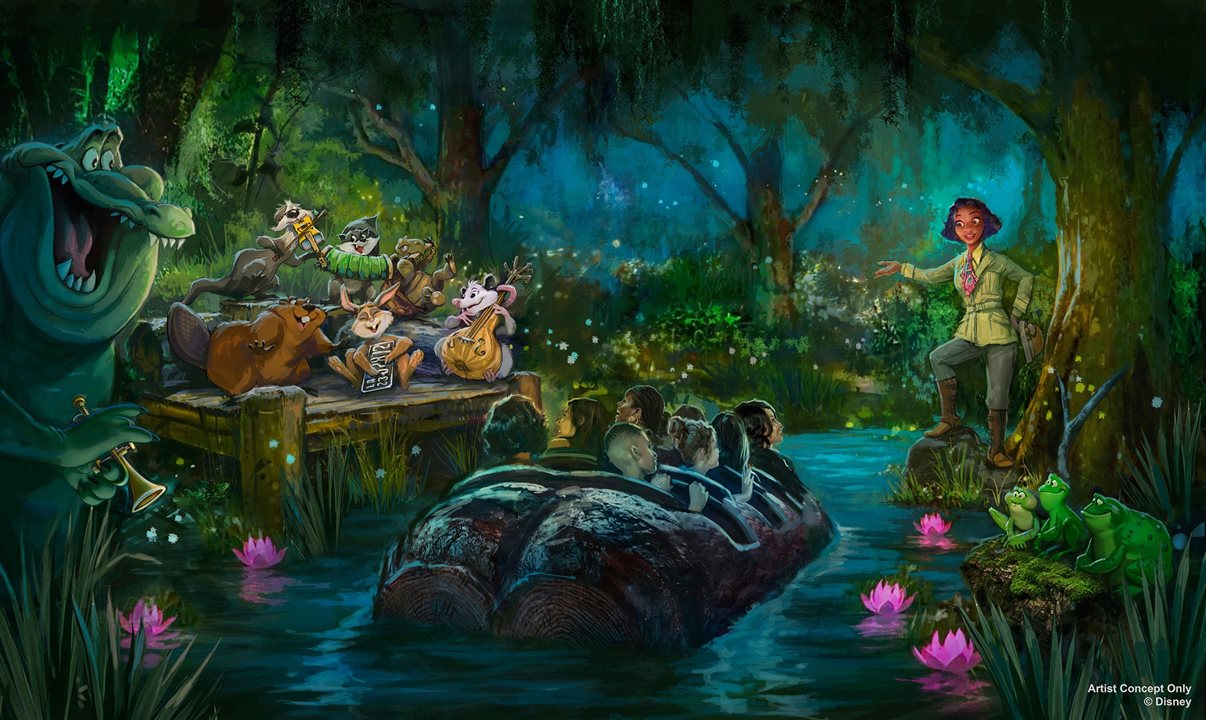 Splash Mountain do Magic Kingdom será temático de A Princesa e o Sapo