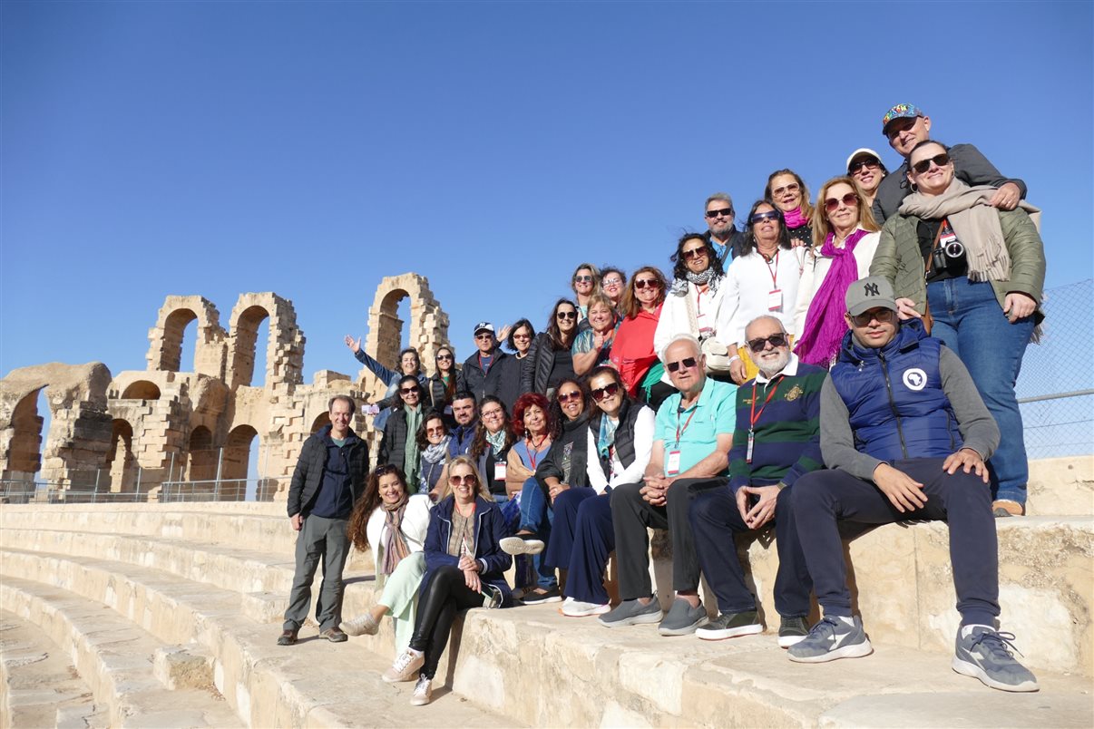Famtour da Flot conhece o belíssimo anfiteatro romano de El Jem, na Tunísia