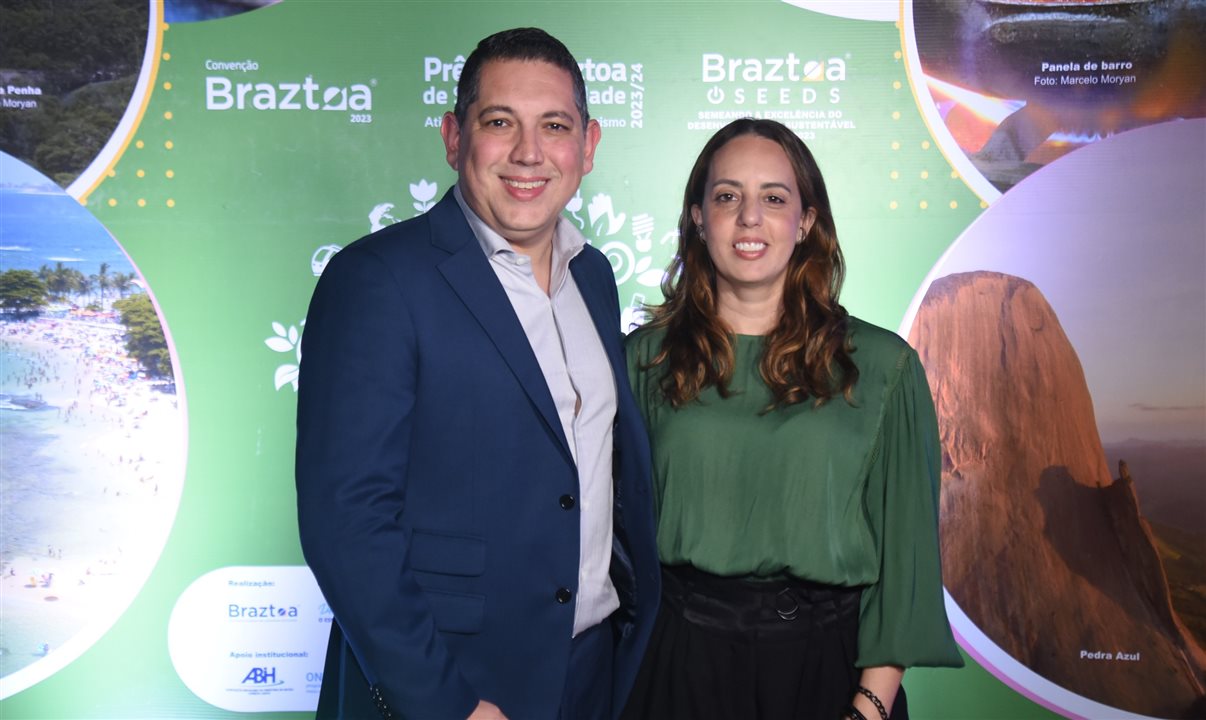 Fabiano Camargo e Marina Figueiredo, da Braztoa