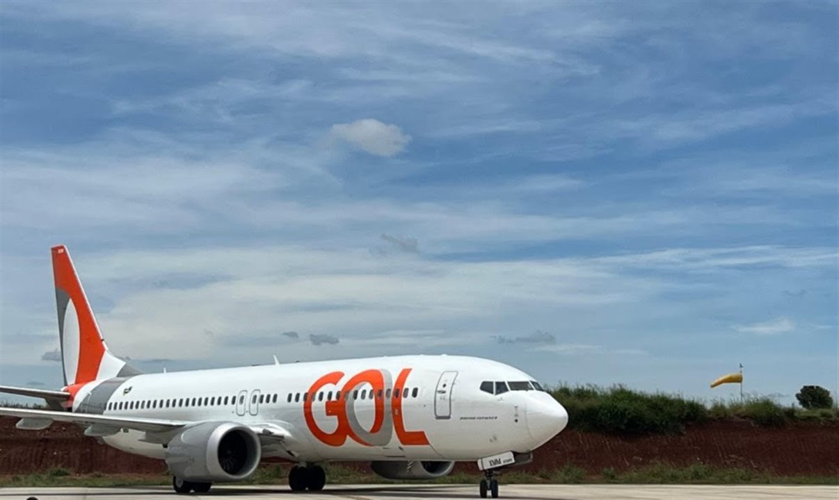 Boeing 737 MAX 8 da Gol será utilizado no voo para Cancun