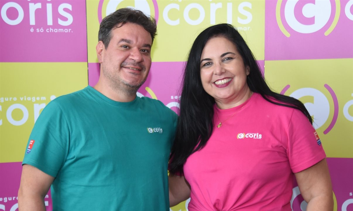 Luiz Gustavo da Costa, CEO, e Claudia Brito, diretora Comercial da Coris