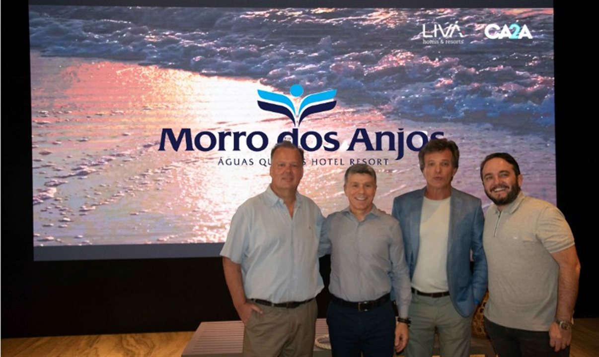 Rodrigo Ferro (CA2A), Beto Caputo (Livá), Patrick Ferro (CA2A) e Rafael Almeida (Livá)