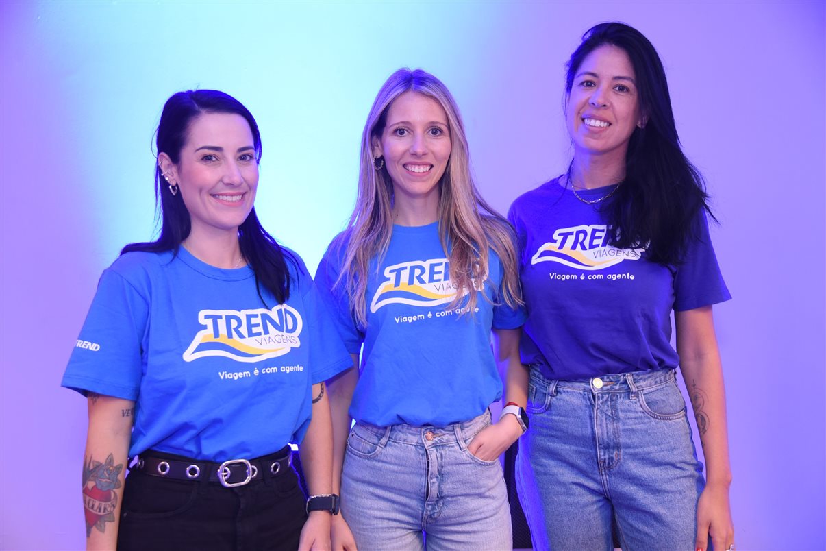 Veronica Barreto, Noah Britto e Michelle Barros, da Trend