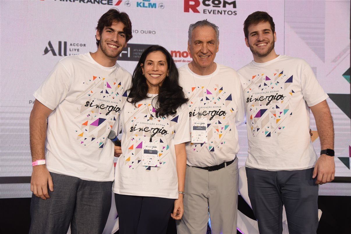 Eduardo, Patrícia, Fernando e Pedro Slomp