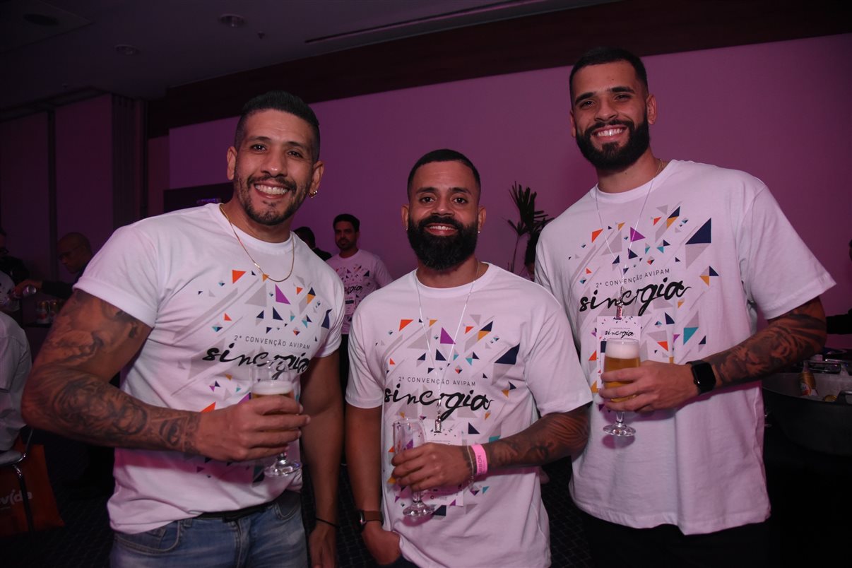 Christianno Lopez, Marcos Paulo da Silva e Vinicius Cunha