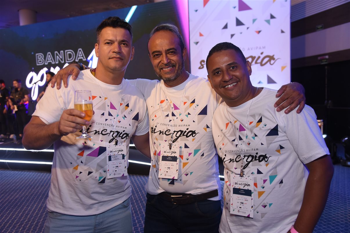 Rafael Santos, Pablo Recabarren e Saulo Fernandes