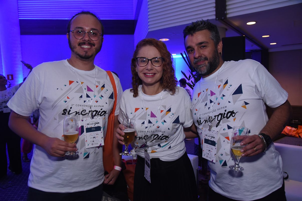 Gabriel Andrade, Alessandra Arantes e Luiz Massola