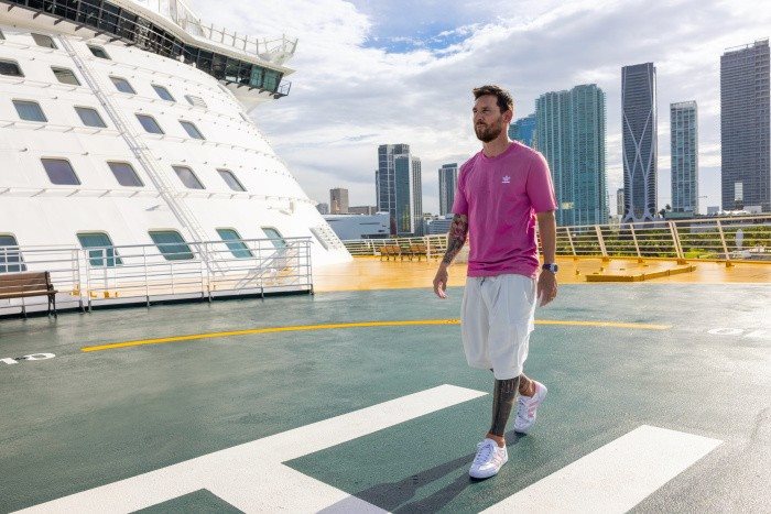 Lionel Messi será o ícone oficial do novo Icon of the Seas da Royal Caribbean International