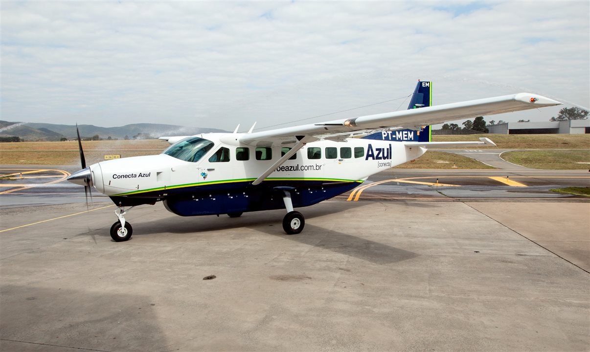 A operação será feita pela Azul Conecta, empresa de aviação regional da Azul, em aeronaves Cessna Grand Caravan