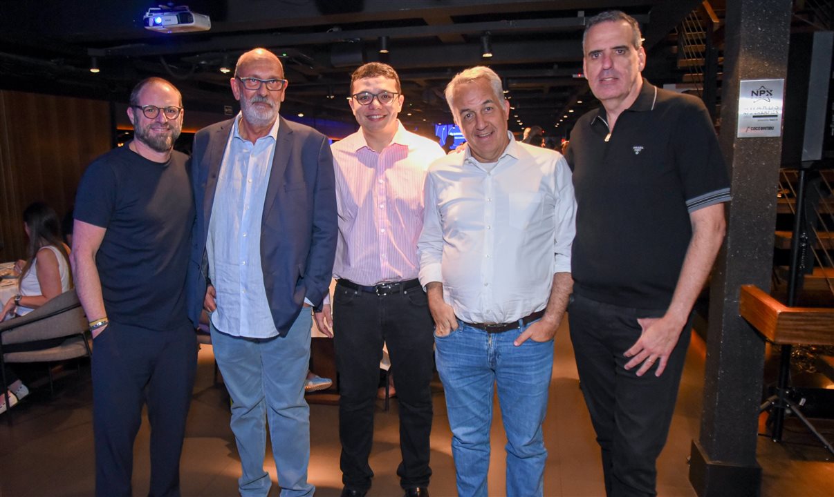 Luciano Guimarães, Marco Lourenço, Bruno Sá, Sylvio Ferraz e Marcelo Cohen, da BeFly