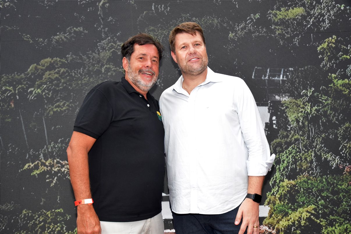 Sergio Ricardo, presidente da TurisRio, e Gustavo Tutuca, secretário de Turismo do Rio