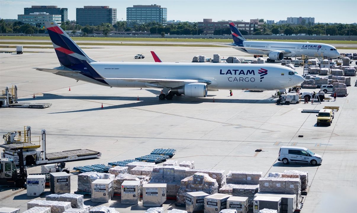 Latam Cargo transporta 110 mil toneladas em 2023