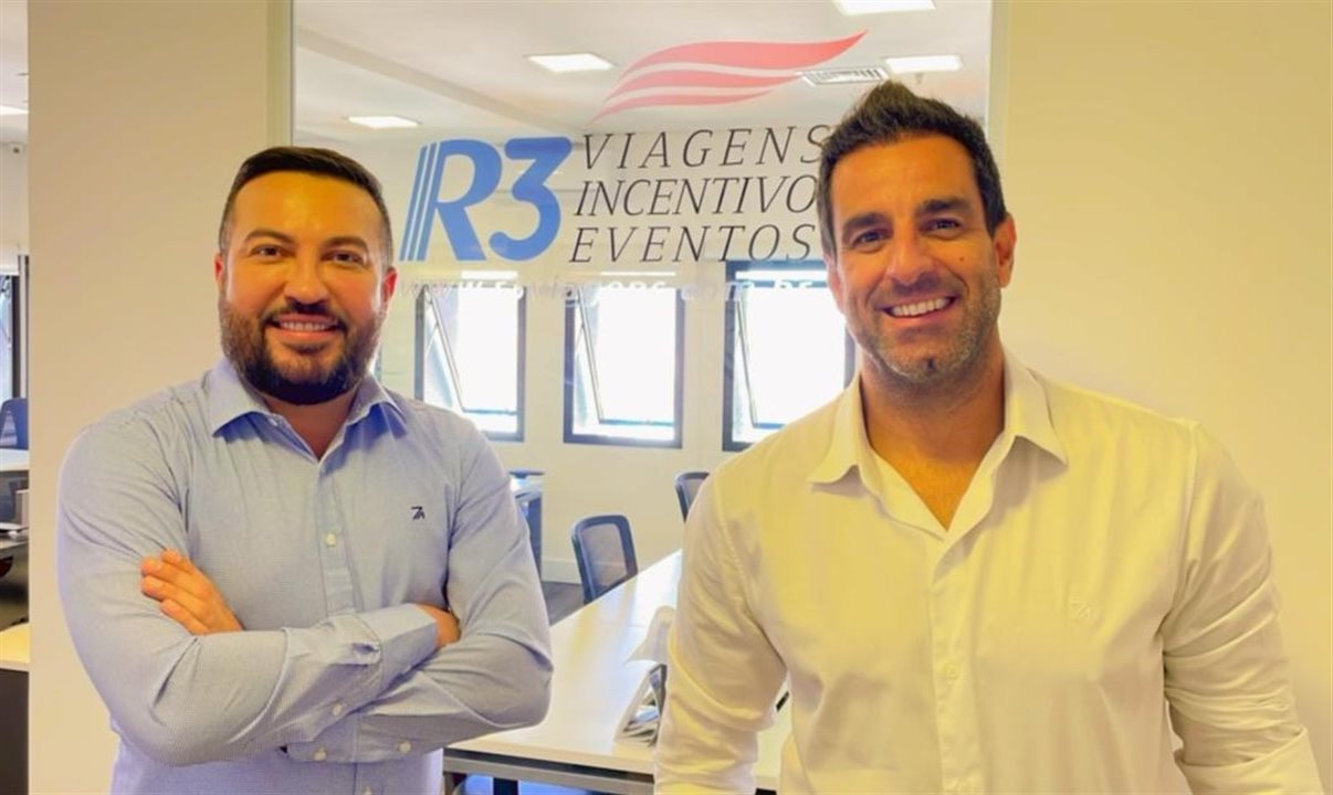 Wilson Silva, CMO, e Roberto Ruiz Júnior, CEO da R3 Viagens