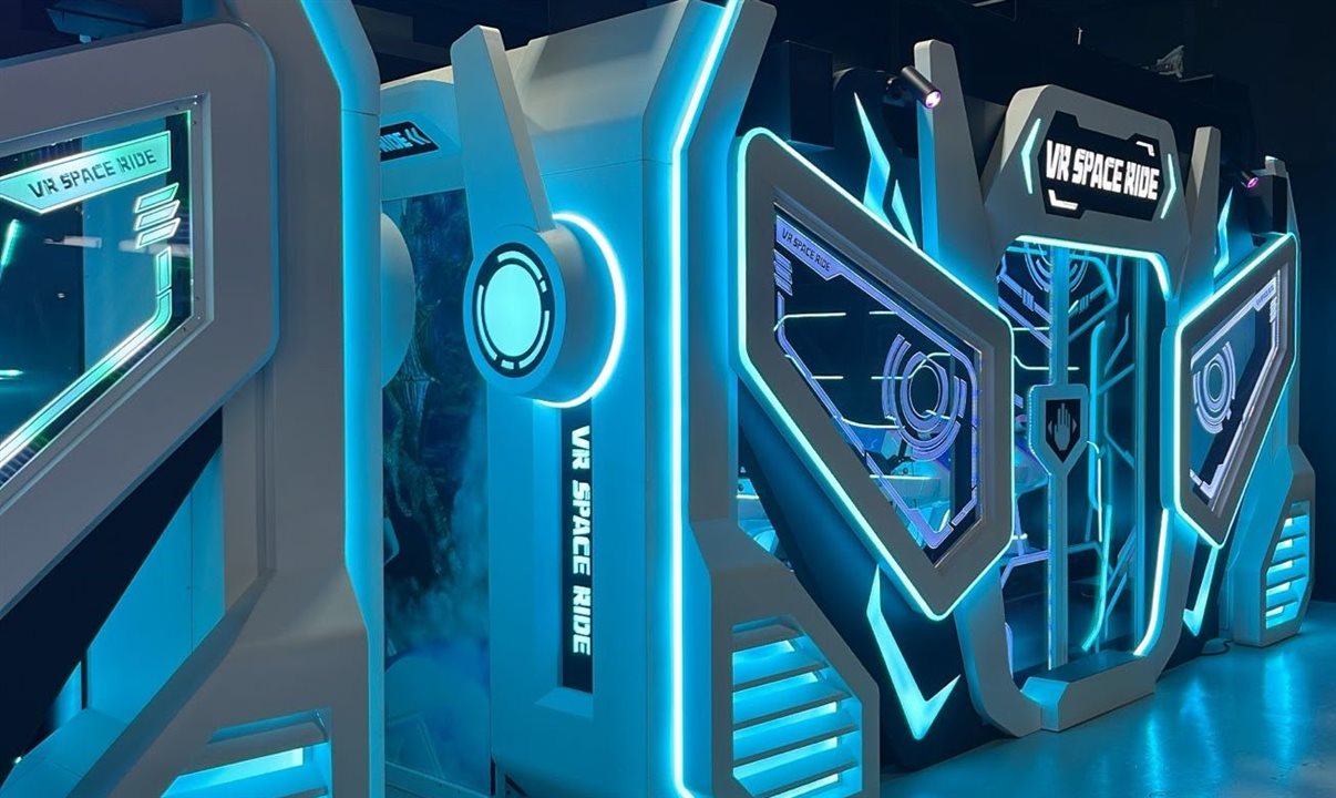 SpaceRide é uma das atrações do Orionverso, parque de realidade virtual que irá inaugurar no próximo dia 01 de fevereiro em Olímpia (SP)
