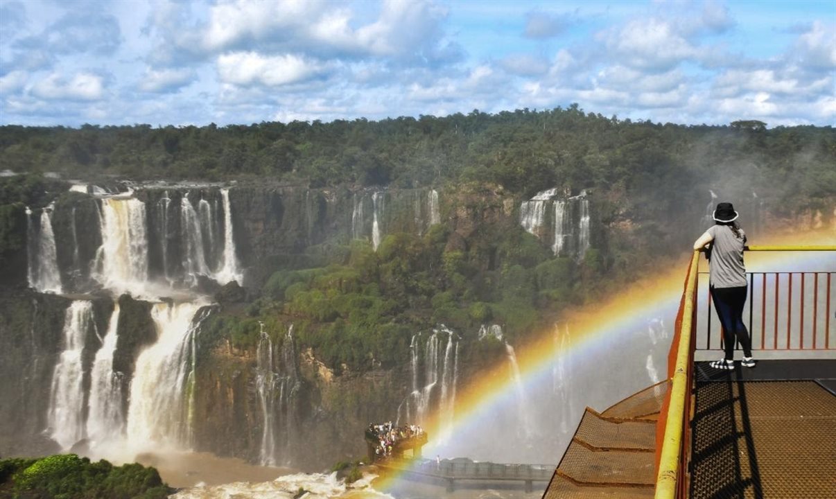 116 nacionalidades distintas contemplaram as Cataratas do Iguaçu em janeiro