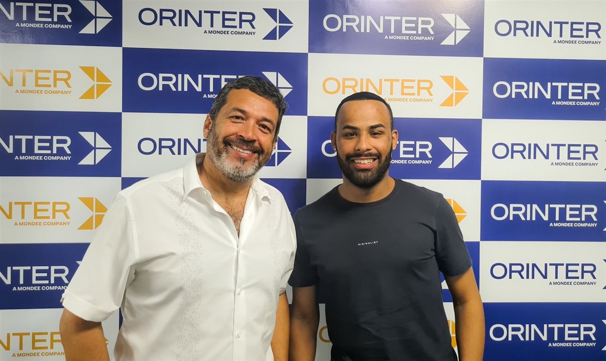 Jorge Souza, diretor de Marketing, e Lucas Veloso, responsável pela parceria da Orinter com o Hell & Heaven