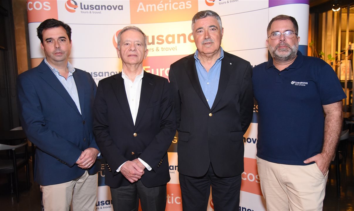 Tiago Encarnação, Luis Lourenço, Daniel Marchante e Sergio Vianna, da Lusanova