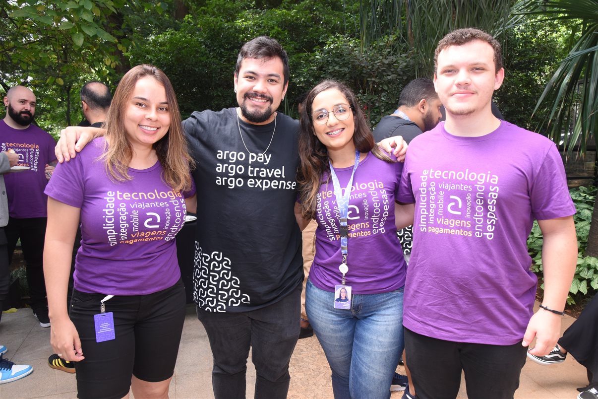Edjane Gomes, Rafael Mori, Emilly Santana e Gustavo de Aguiar