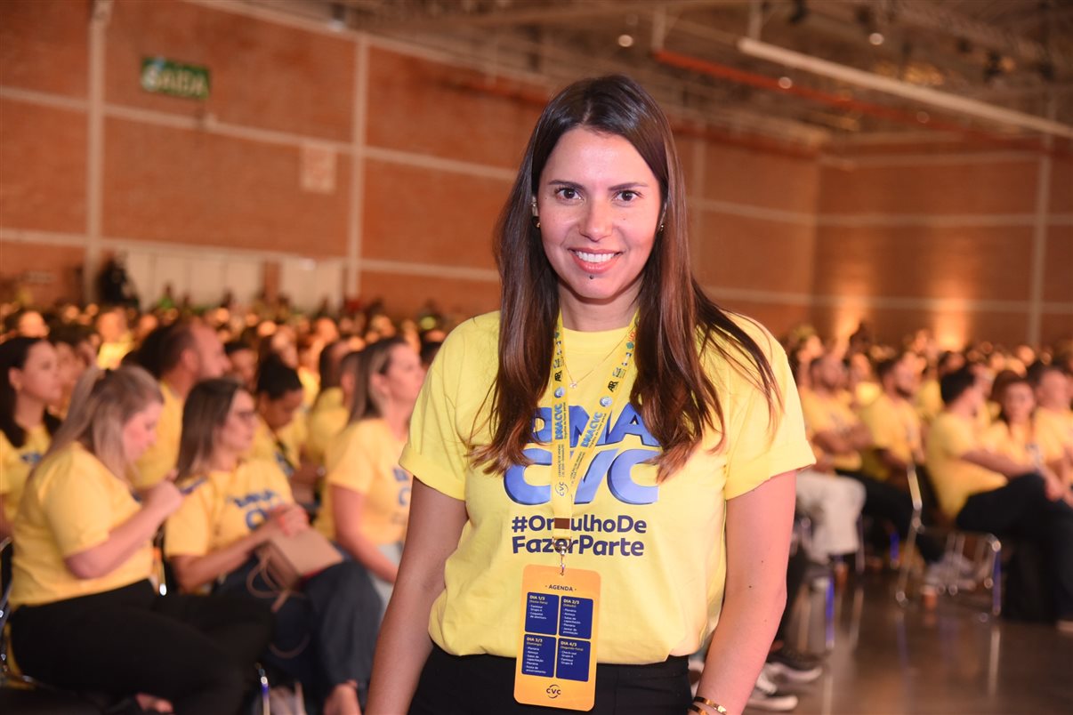 Fernanda Paranhos, gerente de Produtos América do Norte da CVC Corp, na Convenção 2024
