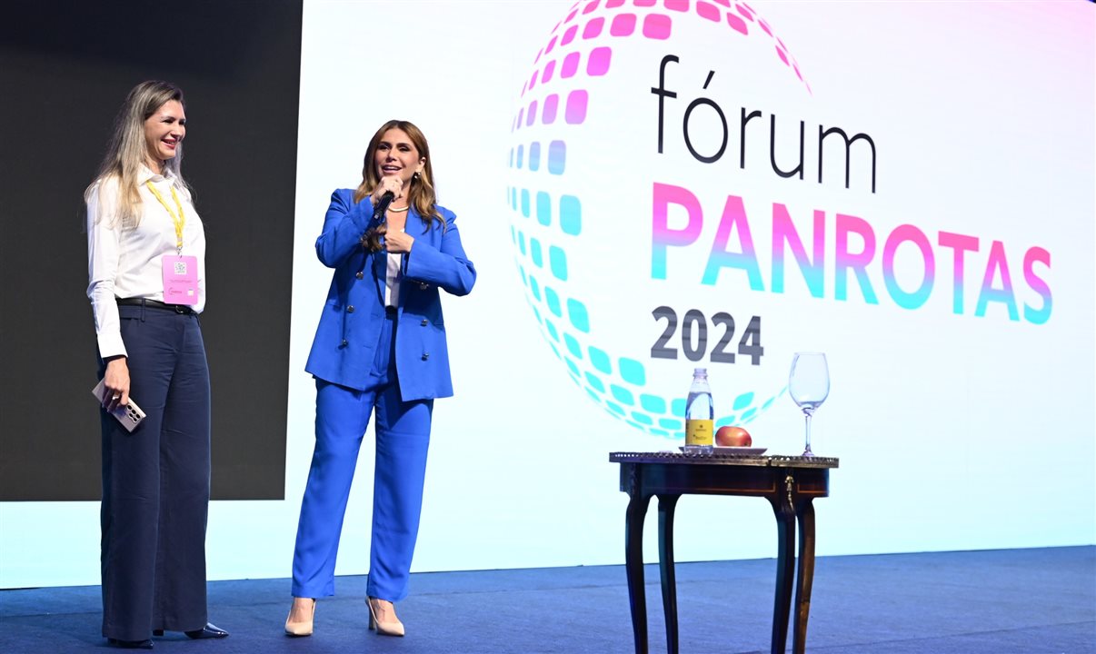 Giovanna Antonelli chamou participantes do Fórum PANROTAS ao palco