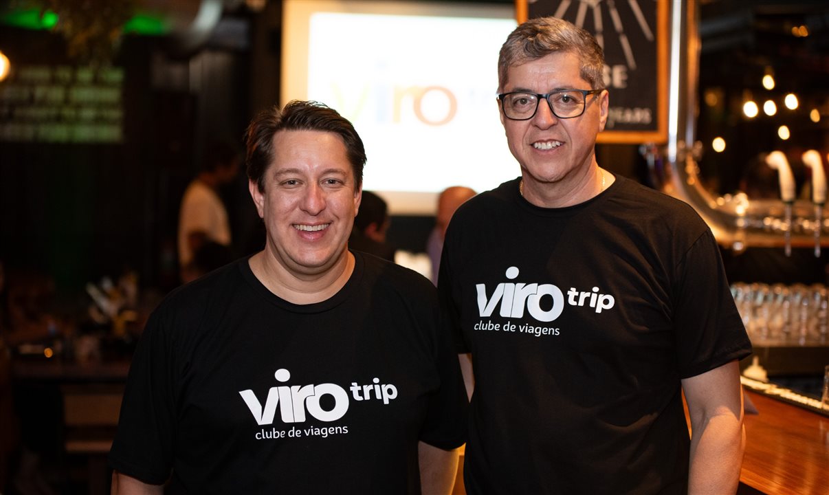 Charles Franken, diretor executivo do Grupo Arbo, e Marcos Dias, CEO da ViroTrip