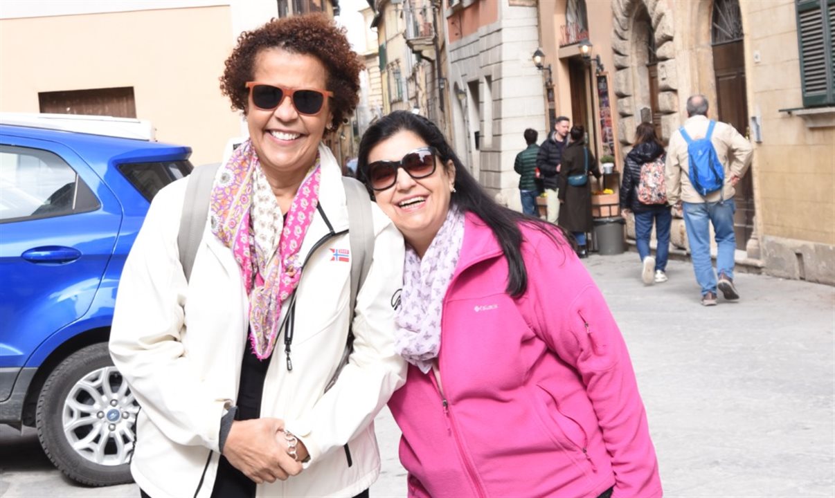 Suely Silva, da Potencial Turismo, e Regina Rodrigues, da Nexttur
