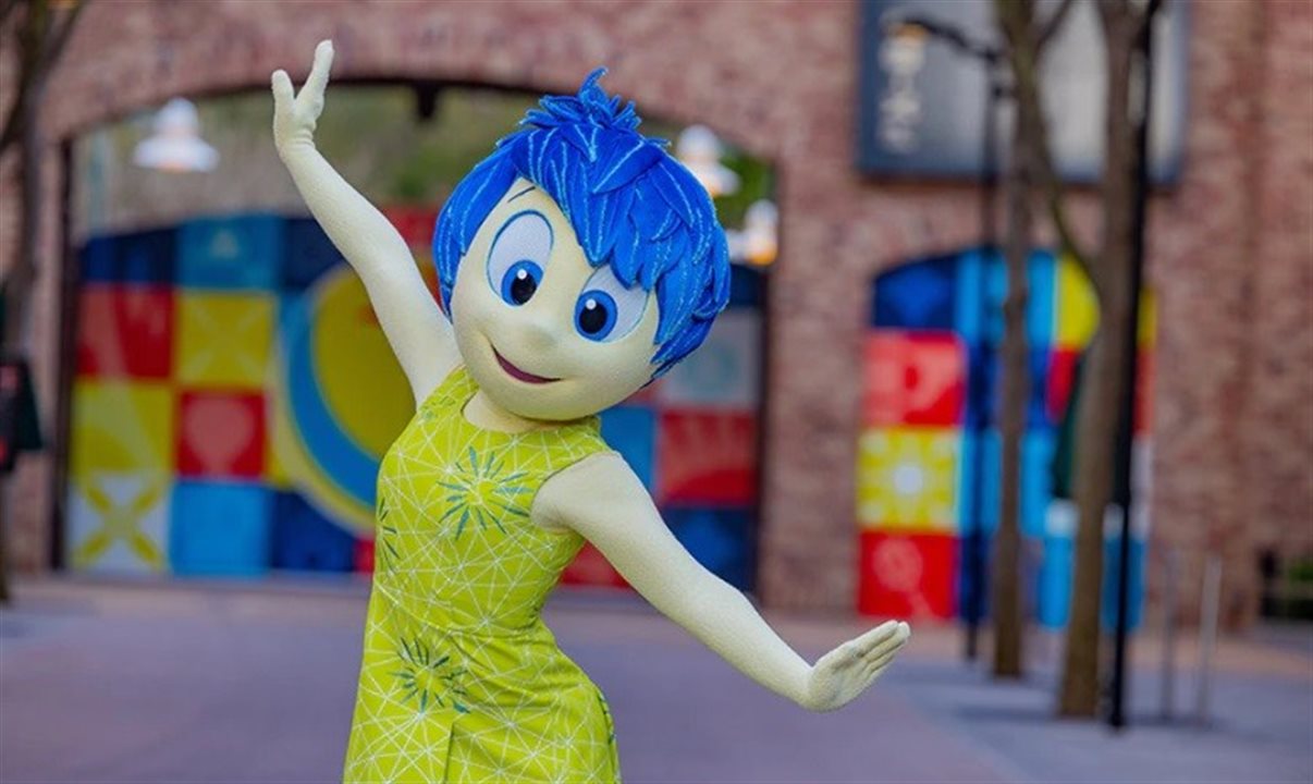 Joy irá para o Pixar Plaza a partir de 10 de junho