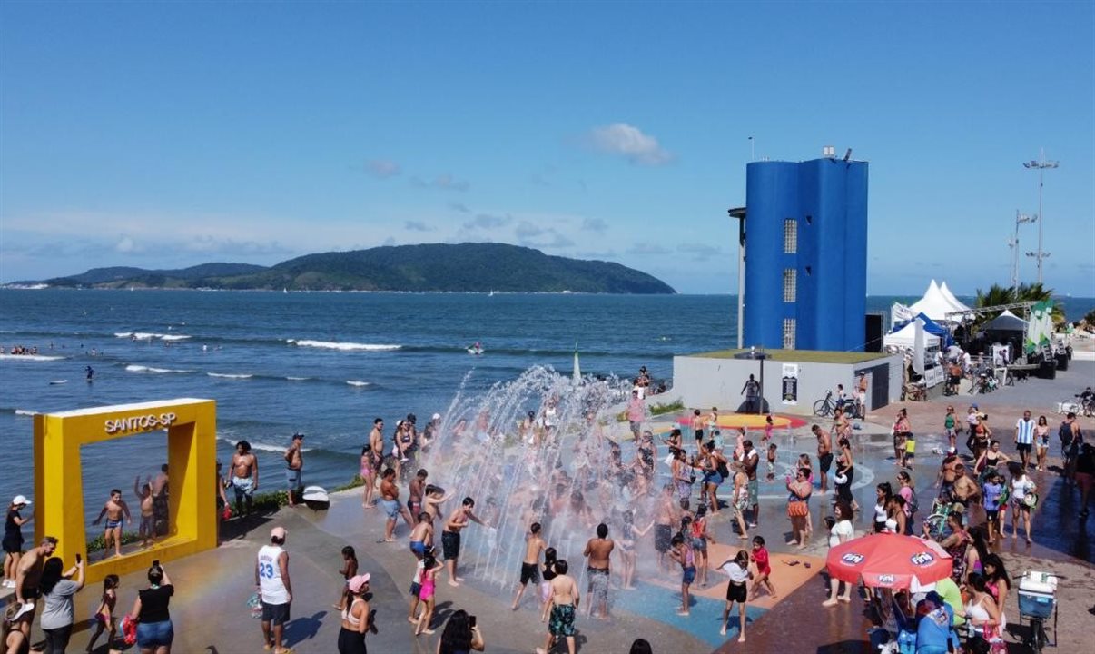 Festivais, novos atrativos e temporada de cruzeiros contribuíram para aumento de turistas em Santos na última temporada de verão