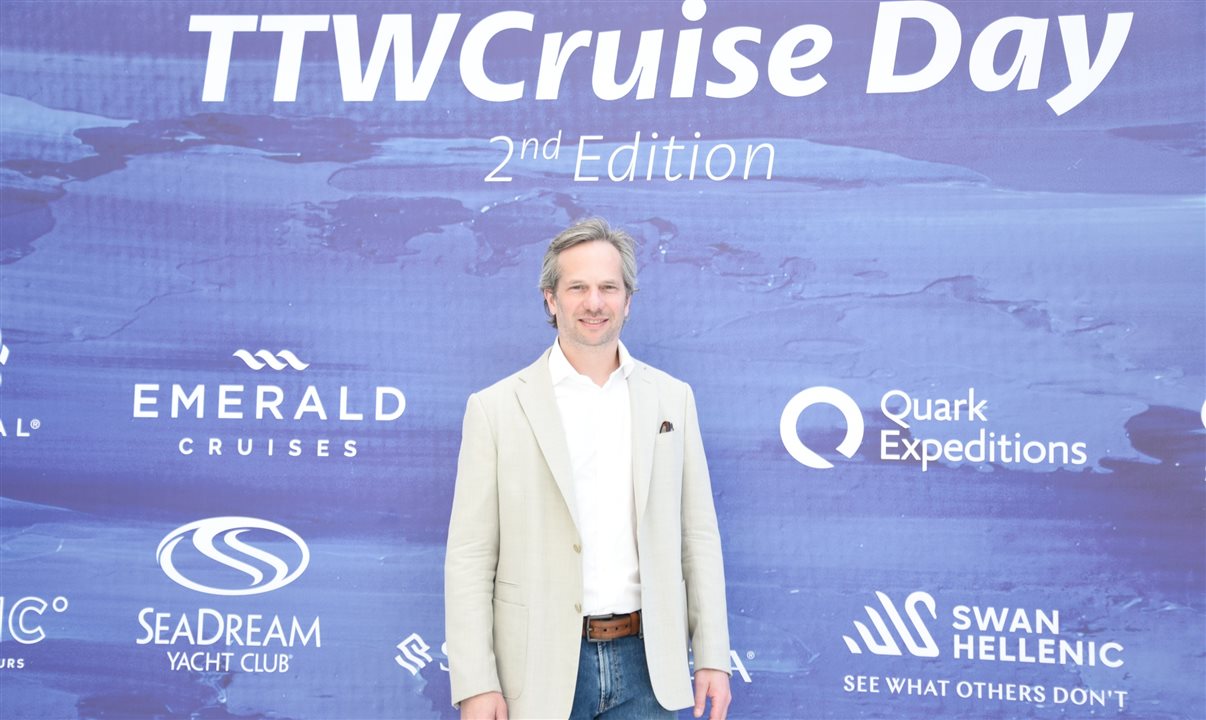 Eduardo Gaz, CEO do TTW Group, foi o anfitrião do dia no TTW Cruise Day